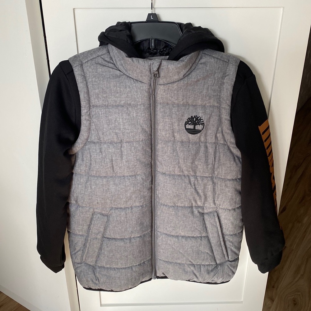 Timberland hooded jacked with zipper